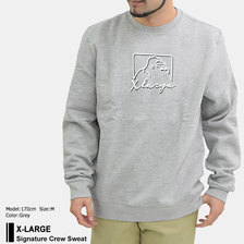 X-LARGE Signature Crew Sweat M17D2204画像