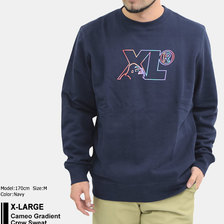 X-LARGE Cameo Gradient Crew Sweat M17D2202画像
