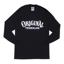 TENDERLOIN 直営店限定 OT L/S TEE (ボルネオスカル) BLACK画像