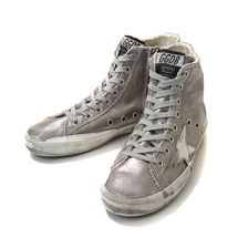 GOLDEN GOOSE SNEAKERS FRANCY -DARK SILVER WHITE STAR- G32WS591-B15画像