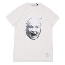 Vivienne Westwood FACE PRINT T-SHIRT WHITE画像