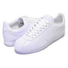 NIKE CLASSIC CORTEZ LEATHER white/white-wht 749571-111画像