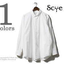 Scye ペルー産タンボマチャイコットン ビッグシャツ 1118-31081画像