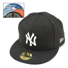 NEW ERA 浮世絵 葛飾北斎 凱風快晴 59FIFTY NY ニューヨーク・ヤンキース ベースボールキャップ 11559067画像