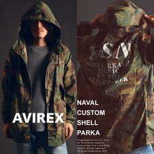 AVIREX NAVAL CUSTOM SHELL PARKA 6182140画像