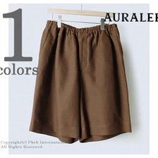 AURALEE LINEN GABARDINE EASY SHORTS A8SP04LG画像