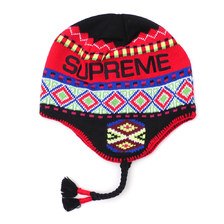Supreme Nepali Earflap Beanie BLACK画像