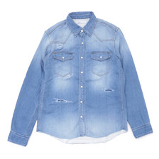 Ron Herman Denim L/S Shirt BLUE画像