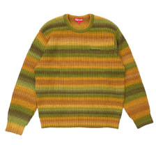 Supreme Ombre Stripe Sweater GREEN画像