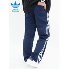 adidas Originals Relaxed Track Jersey Pant Navy/White CW5167画像