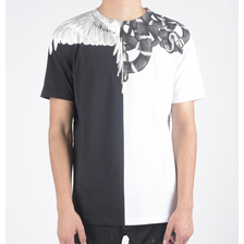 MARCELO BURLON SNAKE WING T-SHIRT CMAA018S180010080188画像