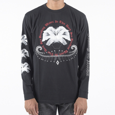 MARCELO BURLON WHITE FLOWER T-SHIRT L/S CMAB007S180010271088画像