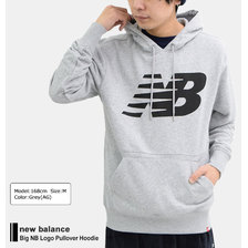 new balance Big NB Logo Pullover Hoodie AMT81557画像
