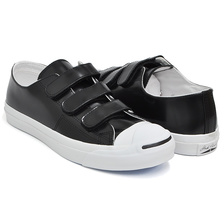 CONVERSE JACK PURCELL V-3 CG LEATHER R BLACK 32243321/1CL080画像