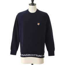 MAISON KITSUNE FOX HEAD PATCH JACQURD-RUST- KMM1813画像