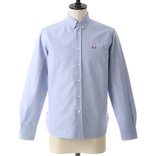 MAISON KITSUNE OXFORD TRICOLOR FOX PATCH CLASSIC SHIRT BD KMH2800画像