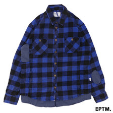 EPTM BUTCHER FLANNEL SHIRT BLUE画像