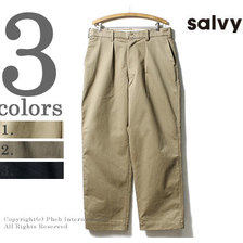 salvy; BIZEN No1 TWILL WIDE TROUSERS SV06-72U18A画像