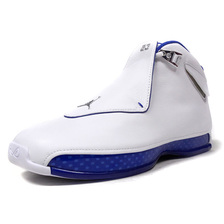 NIKE AIR JORDAN 18 RETRO "SPORT ROYAL" "MICHAEL JORDAN" "LIMITED EDITION for JORDAN BRAND" WHT/BLU AA2494-106画像