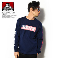 BEN DAVIS BOX LOGO LST -NAVY- C-8380040画像