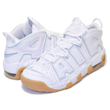 NIKE AIR MORE UPTEMPO GS white/ocean bliss-noise aqua 415082-107画像