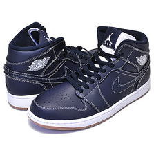 NIKE AIR JORDAN 1 MID RE2PECT obsidian/white-gum light brown AH6342-402画像