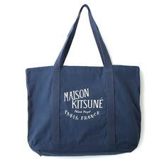 MAISON KITSUNE SHOPPING BAG PARIS ROYAL-BLUE- KUX8809画像