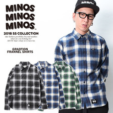 MINOS GRADATION FRANNEL SHIRTS MNR2-SH01画像