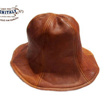 MONITALY #M23906 DEER HAT w/dinim lining Made in U.S.A./brown画像