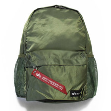 ALPHA INDUSTRIES FLIGHT NYLON DAY PACK -KHAKI- 40015画像