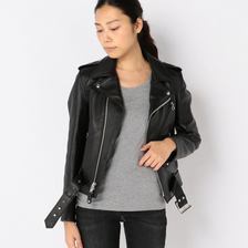 Schott 213UW WOMENS LAMB SKIN ONE STAR RIDERS 7527画像