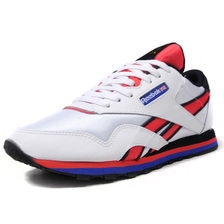Reebok (WMNS) CL NYLON PE "P.E NATION" WHT/RED/BLU/BLK CN3904画像