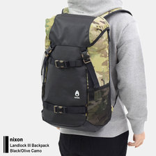 nixon Landlock III Backpack Black/Olive Camo NC28132865画像