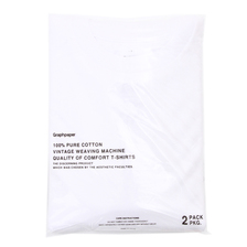 Graphpaper Original 2-Pack Crew Neck Tee GU181-70061B画像