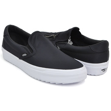 VANS CLASSIC SLIP-ON WAFFLESAW POCKET (BOMBER) BLACK / TRUE WHITE VN0A3JF1QUA画像