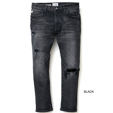 CRIMIE BORN AGAINST GARAGE CRASH STRETCH DENIM CROPPED JEANS C1H3-CXBA-P2U4画像