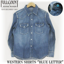 FULLCOUNT WESTERN SHIRTS "BLUE LETTER" 4995HW画像