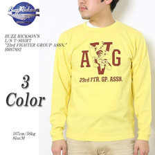 Buzz Rickson's L/S T-SHIRT "23rd FIGHTER GROUP ASSN." BR67892画像