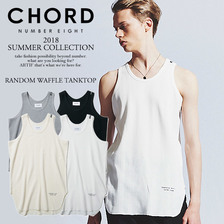 CHORD NUMBER EIGHT RANDOM WAFFLE TANKTOP N8M1H3-CS02画像