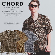 CHORD NUMBER EIGHT LEOPARD SLIT SHIRT N8M1H3-SH02画像