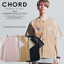 CHORD NUMBER EIGHT TYPEWRITER SUKA SHIRT N8M1H3-SH03画像