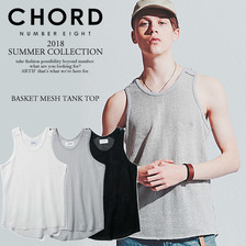 CHORD NUMBER EIGHT BASKET MESH TANK TOP N8M1H3-CS09画像