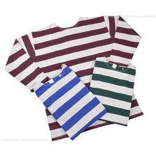 WAREHOUSE Lot 4051 7分袖2インチボーダーT画像