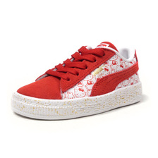 PUMA SUEDE CLASSIC X HELLO KITTY INFANT "HELLO KITTY" "SUEDE 50th ANNIVERSARY" "KA LIMITED EDITION" WHT/RED 366465-01画像