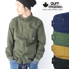 gym master ストレッチ ヘリンボーン シャツ ジャケット G843339A画像