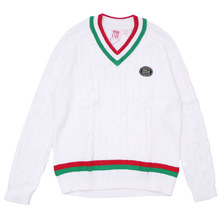 Supreme &times; LACOSTE Tennis Sweater WHITE画像