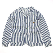 MISTER FREEDOM &times; SUGAR CANE MFSC Made in U.S.A. NOS HICKORY CONDUCTOR JACKET SC14107画像