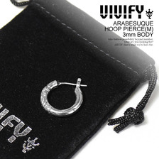 VIVIFY ARABESUQUE HOOP PIERCE(M) 3mm BODY VFP-197画像