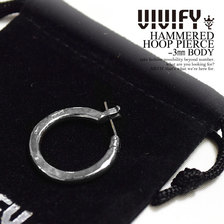 VIVIFY HAMMERED HOOP PIERCE -3mm BODY VFP-131画像