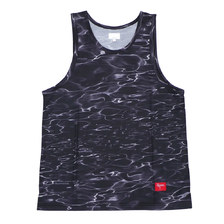 Supreme Ripple Tank Top BLACK画像